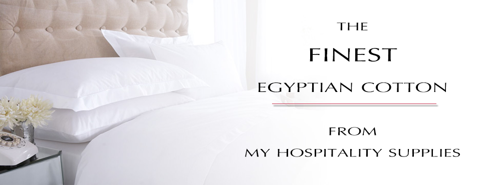 The Finest Egyptian Cotton from My Hospitality Supplies Slide Banner